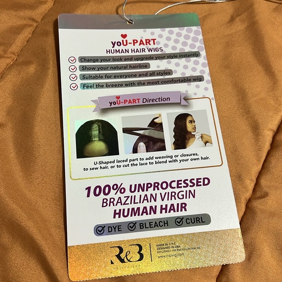 U Part Wig Natural Brown Color - Picture 7 of 8